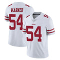 SF.49ers #54 Fred Warner Player White Limited Vapor Untouchable Home Game Ldoa Stitched Jerseys