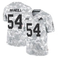 D.Lions #54 Alim McNeill Player Arctic Camo Salute To Service Limited Ldoa Stitched Jerseys