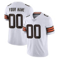 Custom C.Browns White Vapor Untouchable Limited Home Game Any Name & Numbers Ldoa Stitched Jerseys