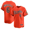 B.Orioles #6 Ryan Mountcastle Player Orange Limited Home Game Ldoa Stitched Jerseys