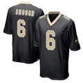 NO.Saints #6 Tyler Shough Player Black Home Game Ldoa Stitched Jerseys