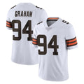 C.Browns #94 Mason Graham Player White Vapor Untouchable Limited Home Game Ldoa Stitched Jerseys