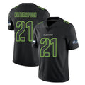 S.Seahawks #21 Devon Witherspoon Player Black Impact Limited Home Game Ldoa Stitched Jerseys