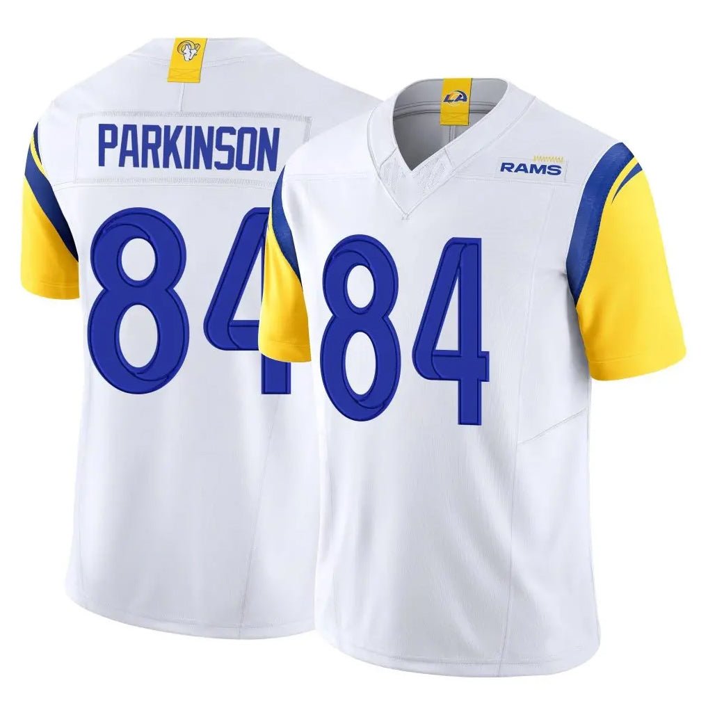 LA.Rams #84 Colby Parkinson Player White Limited Vapor F.U.S.E. Home Game Ldoa Stitched Jerseys