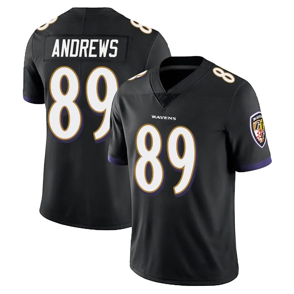 B.Ravens #89 Mark Andrews Player Black Vapor Untouchable Limited Home Ldoa Stitched Jerseys