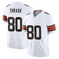 C.Browns #80 Jamari Thrash Player White Vapor F.U.S.E. Limited Home Game Ldoa Stitched Jerseys