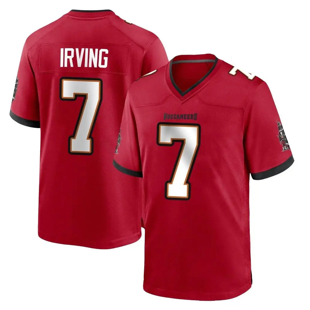 TB.Buccaneers #7 Bucky Irving Player Red Home Game Ldoa Stitched Jerseys
