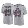 NY.Giants #49 Tremaine Edmunds Player Gray Atmosphere Fashion Limited Game Ldoa Stitched Jerseys
