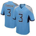 T.Titans #3 Tommy Townsend Player Light Blue Home Game Ldoa Stitched Jerseys