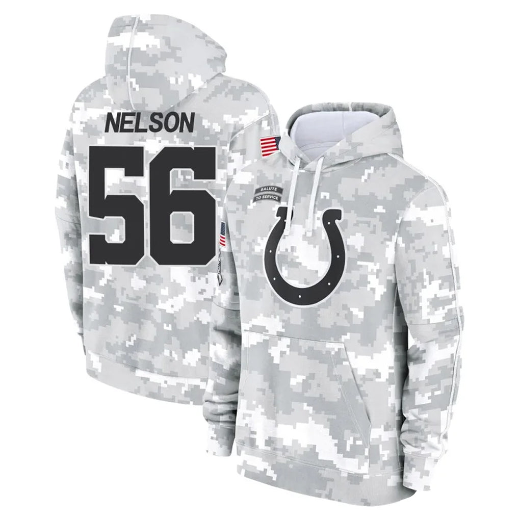 IN.Colts #56 Quenton Nelson Player Arctic Camo Salute to Service Hoodies Limited Game Ldoa Stitched Jerseys