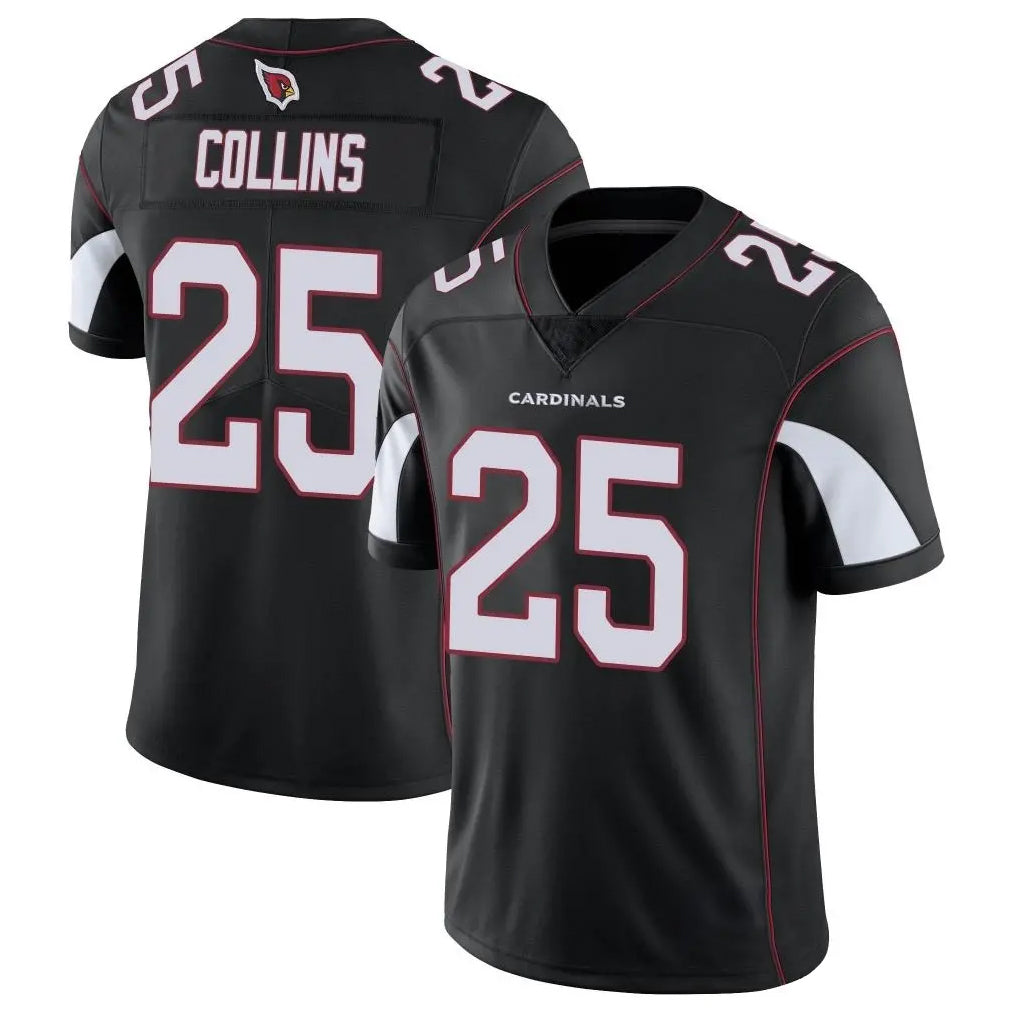 A.Cardinals #25 Zaven Collins Player Black Vapor Limited Home Game Ldoa Stitched Jerseys