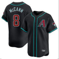 A.Diamondbacks #8 James McCann Player Black Limited Home Game Ldoa Stitched Jerseys
