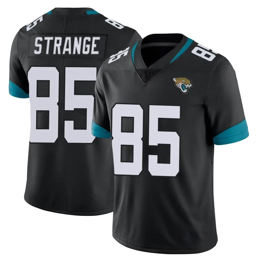 J.Jaguars #85 Brenton Strange Player Black Vapor Untouchable Limited Home Game Ldoa Stitched Jerseys