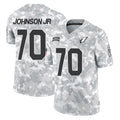 A.Cardinals #70 Paris Johnson Jr. Player Arctic Camo Limited Salute To Service Home Game Ldoa Stitched Jerseys