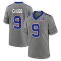 B.Bills #9 Bradley Chubb Player Gray Nickel City Home Game Ldoa Stitched Jerseys