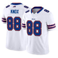 B.Bills #88 Dawson Knox Player White Vapor F.U.S.E. Limited Home Game Ldoa Stitched Jerseys