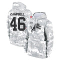 D.Lions #46 Jack Campbell Player Arctic Camo Salute to Service Hoodies Limited Game Ldoa Stitched Jerseys