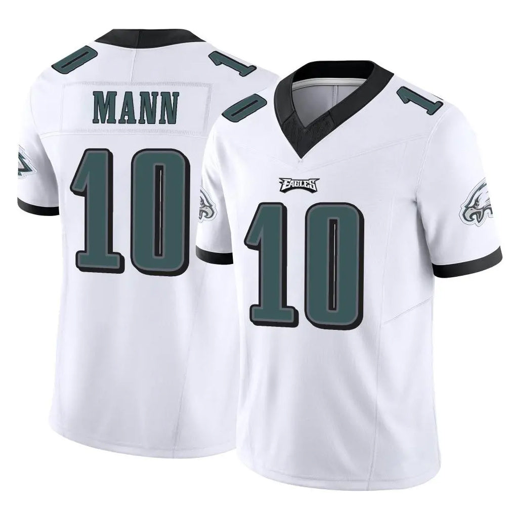 P.Eagles #10 Braden Mann Player White Limited Vapor F.U.S.E. Home Game Ldoa Stitched Jerseys