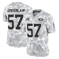SF.49ers #57 Dre Greenlaw Player Arctic Camo Limited Salute To Service Home Game Ldoa Stitched Jerseys
