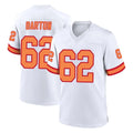 TB.Buccaneers #62 Graham Barton Player White '76 Home Game Ldoa Stitched Jerseys