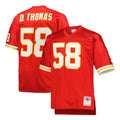 KC.Chiefs #58 Derrick Thomas Player Red Mitchell & Ness 1994 Throwback Retired Ldoa Stitched Jerseys