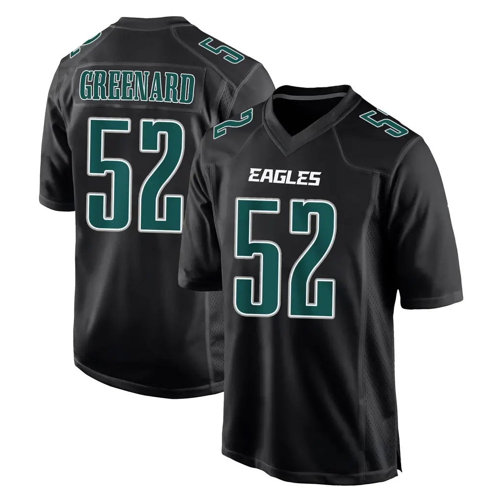 P.Eagles #52 Jonathan Greenard Player Carbon Black Fashion Home Game Ldoa Stitched Jerseys