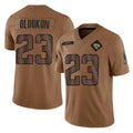 J.Jaguars #23 Foyesade Oluokun Player Brown Salute To Service Limited Ldoa Stitched Jerseys