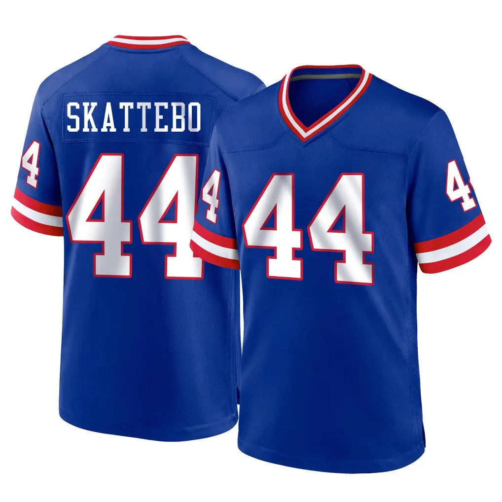 NY.Giants #44 Cam Skattebo Player Royal Classic Home Game Ldoa Stitched Jerseys