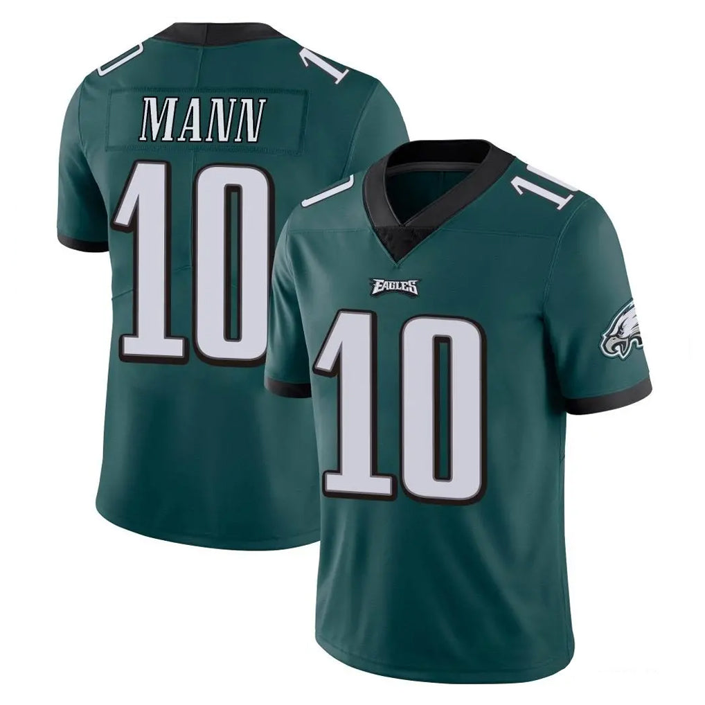 P.Eagles #10 Braden Mann Player Team Color Green Vapor Untouchable Home Game Ldoa Stitched Jerseys