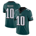 P.Eagles #10 Braden Mann Player Team Color Green Vapor Untouchable Home Game Ldoa Stitched Jerseys