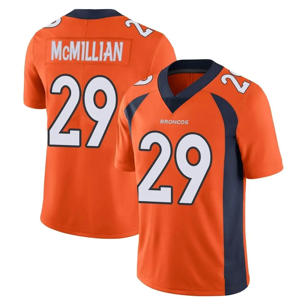 D.Broncos #29 Ja'Quan McMillian Player Orange Color Vapor Untouchable Limited Game Ldoa Stitched Jerseys