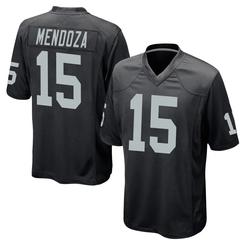 LV.Raiders #15 Fernando Mendoza Player Black Home Game Ldoa Stitched Jerseys
