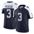 D.Cowboys #3 George Pickens Player Navy-White Limited Alternate Vapor F.U.S.E. Home Game Ldoa Stitched Jerseys