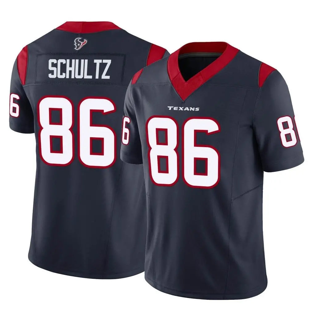 H.Texans #86 Dalton Schultz Player Navy Limited Vapor F.U.S.E. Home Game Ldoa Stitched Jerseys