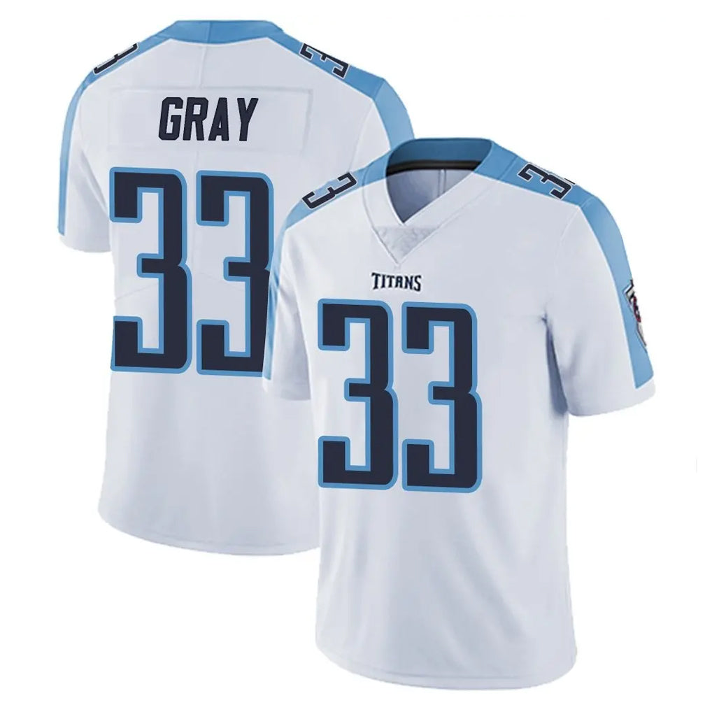 T.Titans #33 Cedric Gray Player White Limited Vapor Untouchable Home Game Ldoa Stitched Jerseys