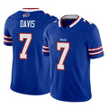 B.Bills #7 Ray Davis Player Royal Vapor F.U.S.E. Limited Game Ldoa Stitched Jerseys
