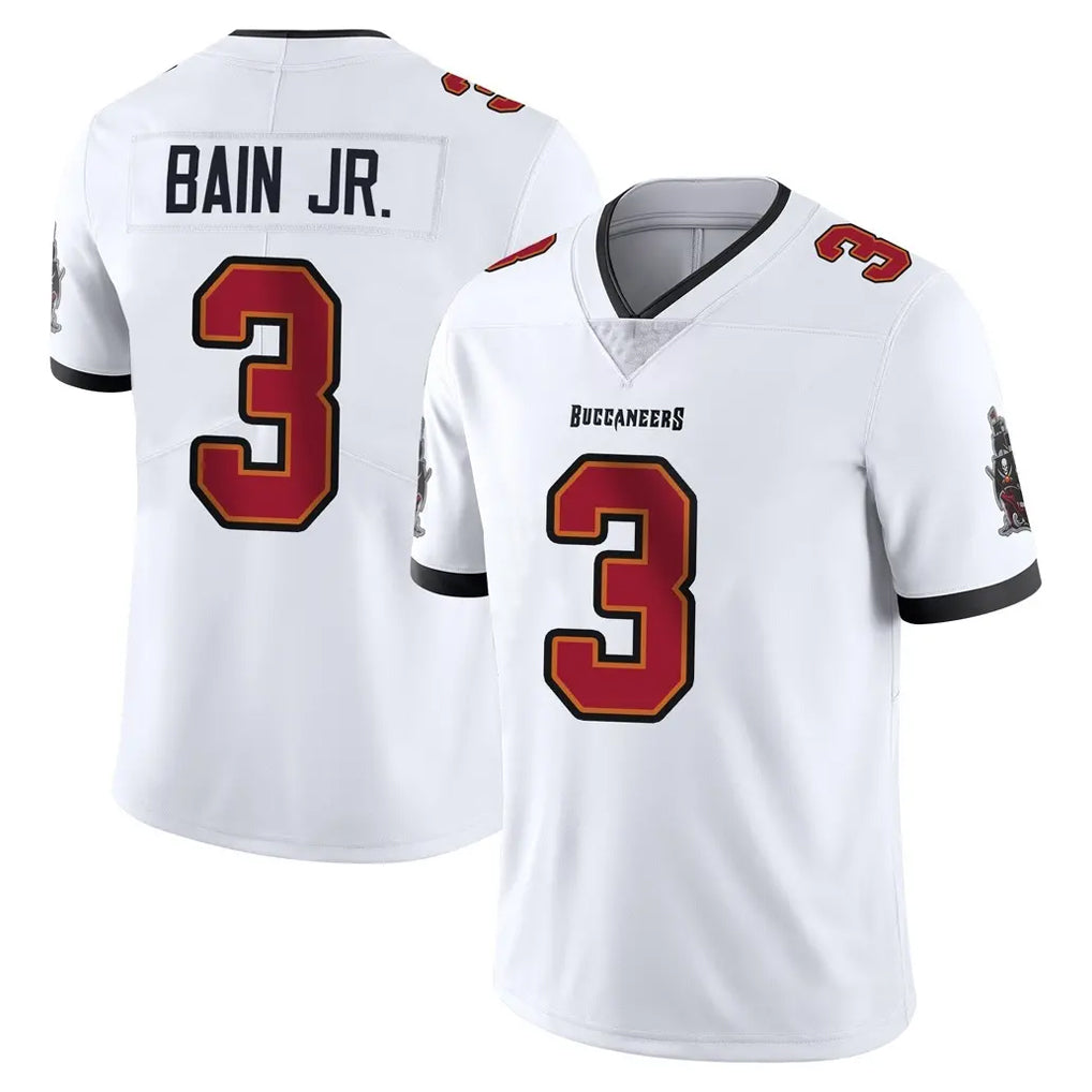 TB.Buccaneers #3 Rueben Bain Jr. Player White Limited Vapor Untouchable Home Game Ldoa Stitched Jerseys