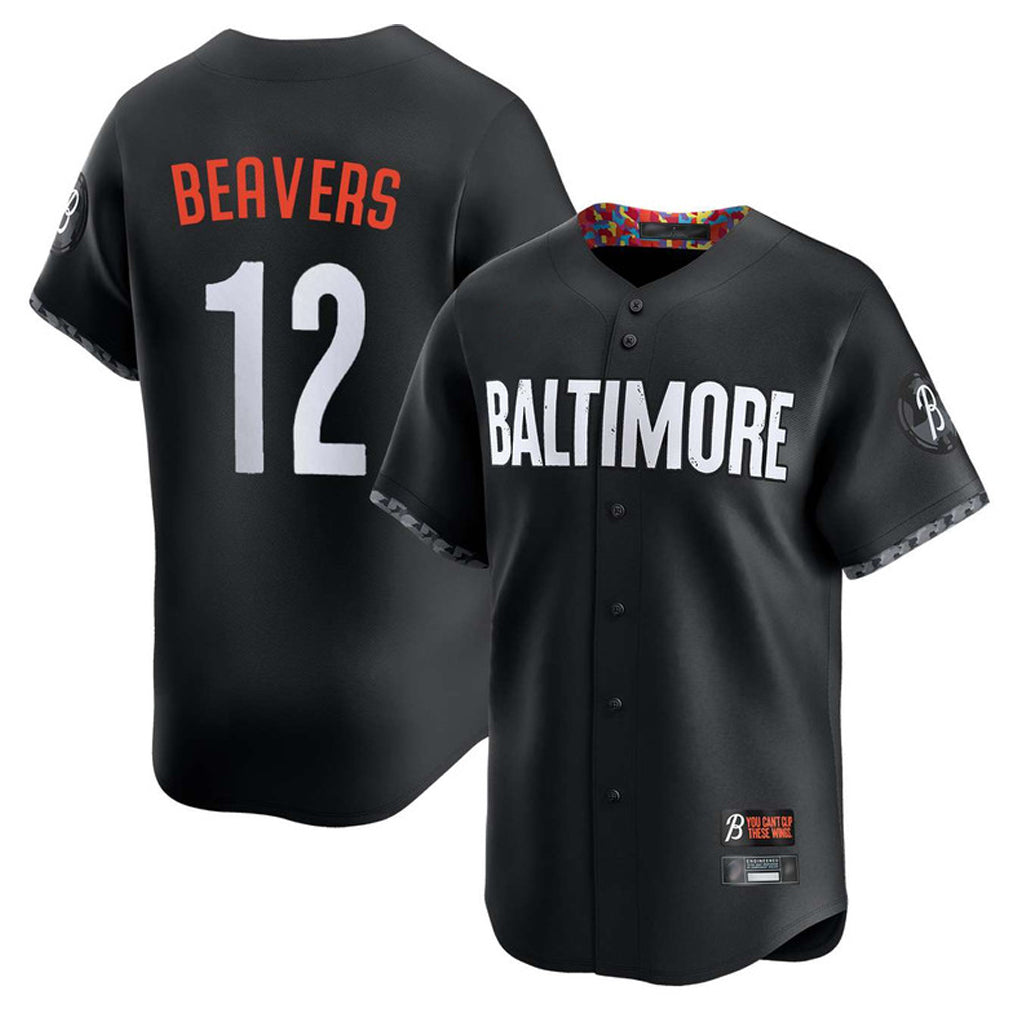 B.Orioles #12 Dylan Beavers Player Black City Connect Limited Home Game Ldoa Stitched Jerseys