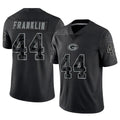 GB.Packers #44 Zaire Franklin Player Black Reflective Limited Home Game Ldoa Stitched Jerseys