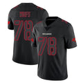 TB.Buccaneers #78 Tristan Wirfs Player Black Impact Limited Home Game Ldoa Stitched Jerseys