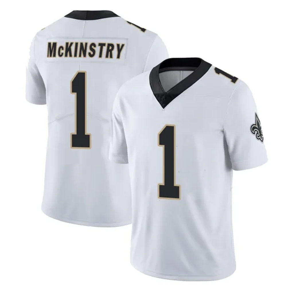 NO.Saints #1 Kool-Aid McKinstry Player White Limited Vapor Untouchable Home Game Ldoa Stitched Jerseys