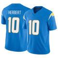 LA.Chargers #10 Justin Herbert Player Blue Limited Vapor F.U.S.E. Home Game Ldoa Stitched Jerseys