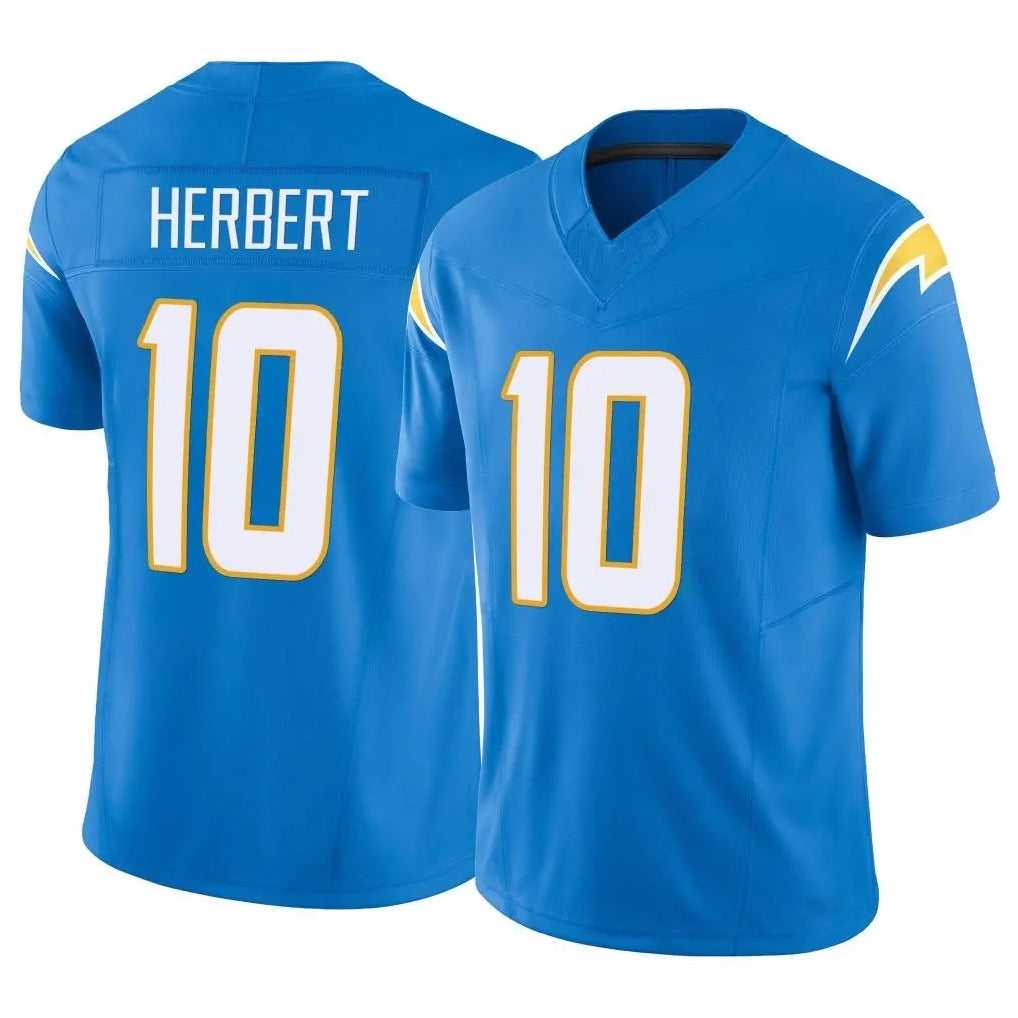 LA.Chargers #10 Justin Herbert Player Blue Limited Vapor F.U.S.E. Home Game Ldoa Stitched Jerseys