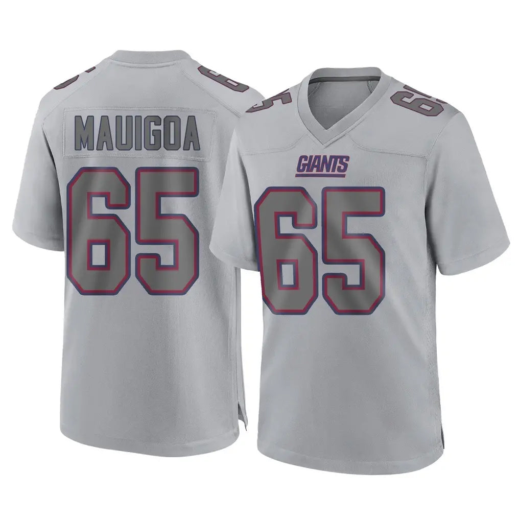 NY.Giants #65 Francis Mauigoa Player Gray Atmosphere Fashion Limited Game Ldoa Stitched Jerseys