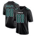 P.Eagles #68 Jordan Mailata Player Carbon Black Fashion Home Game Ldoa Stitched Jerseys