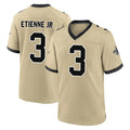 NO.Saints #3 Travis Etienne Jr. Player Gold Home Game Ldoa Stitched Jerseys
