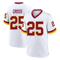 W.Commanders #25 Nick Cross Player White Home Game Ldoa Stitched Jerseys