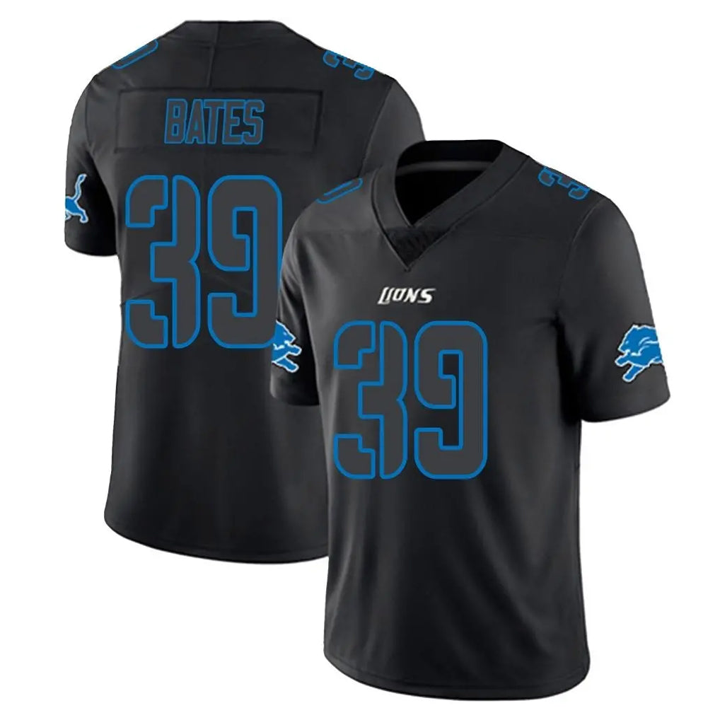 D.Lions #39 Jake Bates Player Black Impact Limited Home Game Ldoa Stitched Jerseys