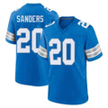 D.Lions #20 Barry Sanders Player Blue Alternate Home Game Ldoa Stitched Jerseys