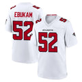 A.Falcons #52 Samson Ebukam Player White Team Color Home Game Ldoa Stitched Jerseys